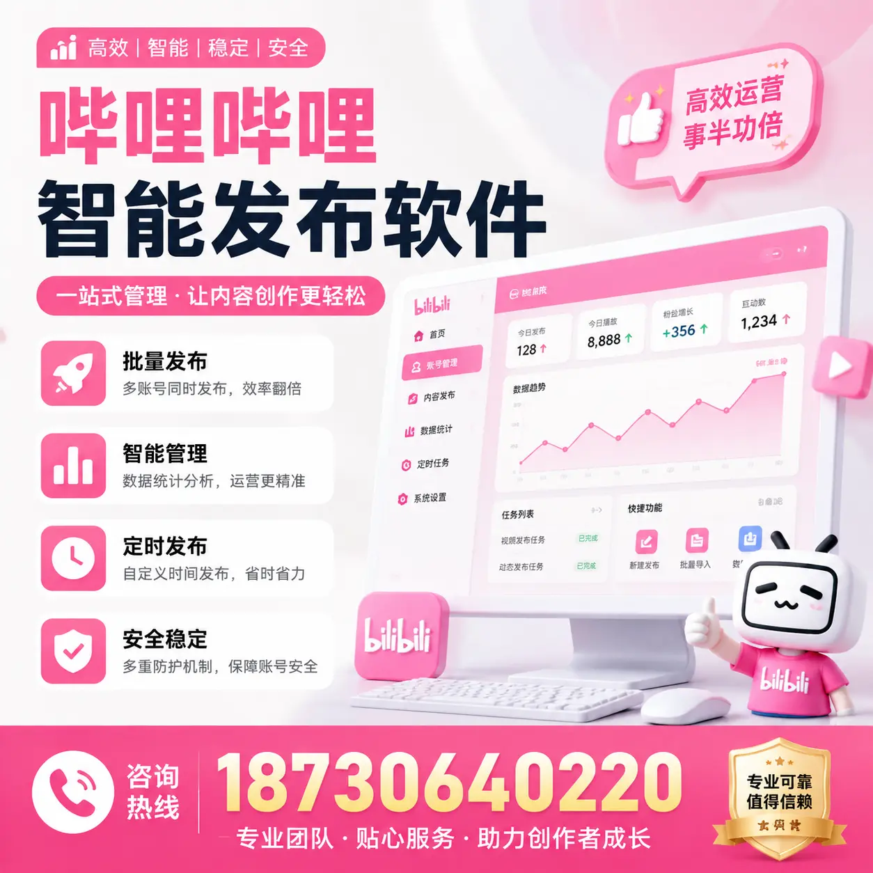 如何评估哔哩哔哩智能发布软件的ROI？宜春 企业必读